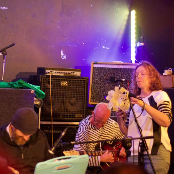 Drew, Bucko, Kelly Malone  - 27 April 2015 - photo by:Derek Tearne