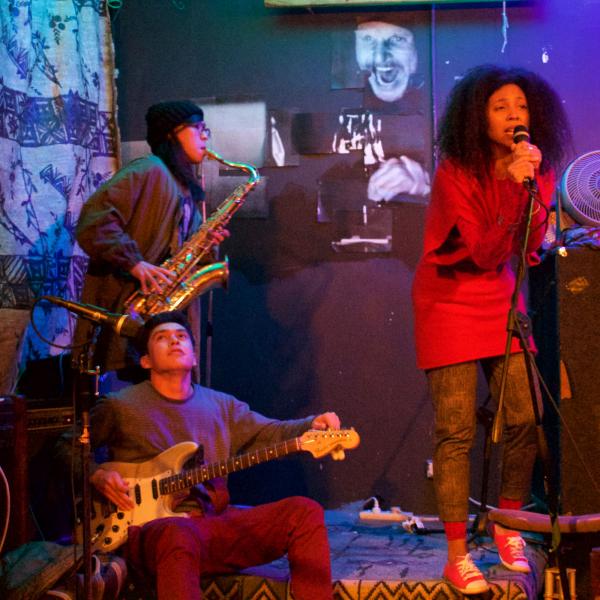 Kenji, JY Lee, Inda - 25 May 2015 - photo by:Derek Tearne